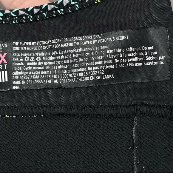 VICTORIA'S SECRET VSX Sport Player Racerback Sport Train Bra Multi Color Size M - Picture 7 of 7